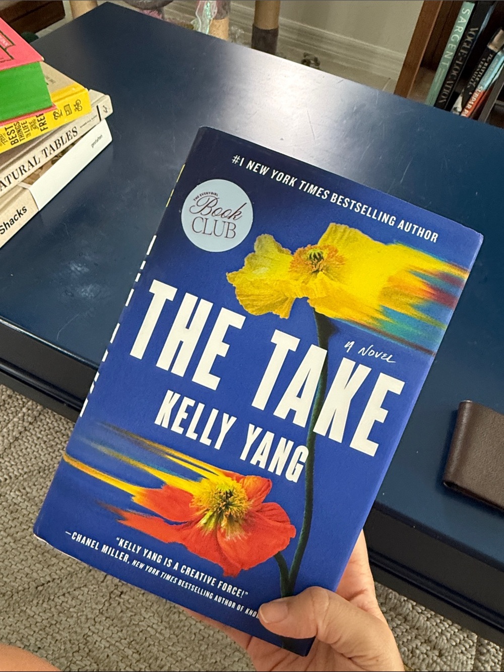 "The Take" Blue Hardcover Book